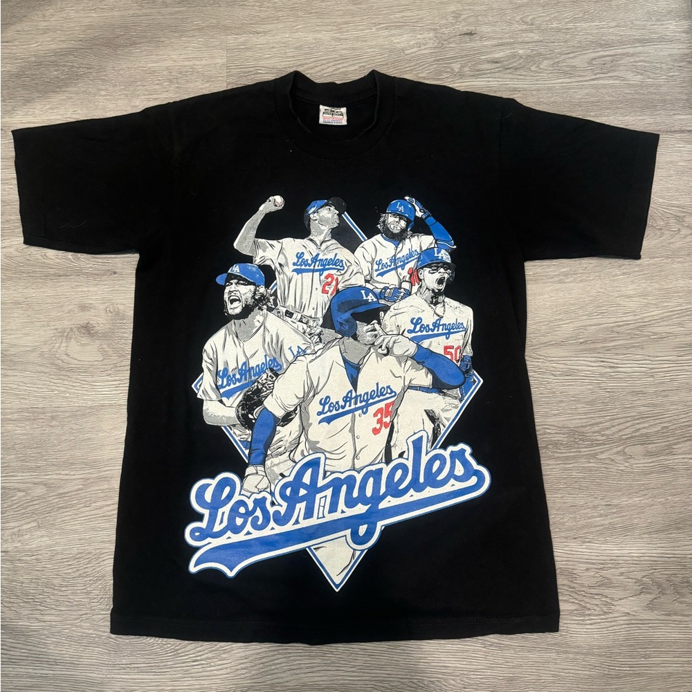 Los Angeles Dodgers Squad Black Shirt Size L